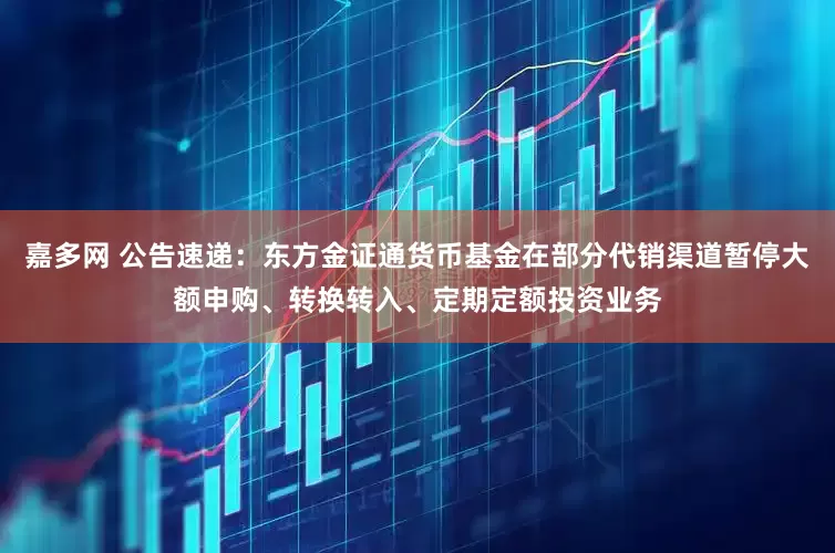嘉多网 公告速递：东方金证通货币基金在部分代销渠道暂停大额申购、转换转入、定期定额投资业务